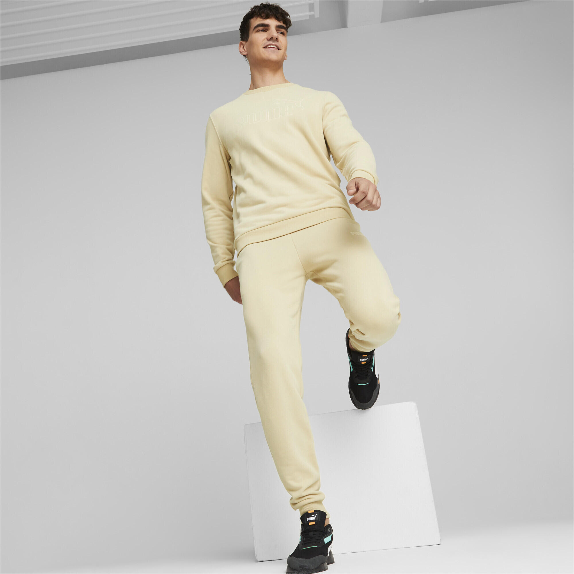 Pantalon de survêtement ESS ELEVATED Homme PUMA Granola Beige 4/6