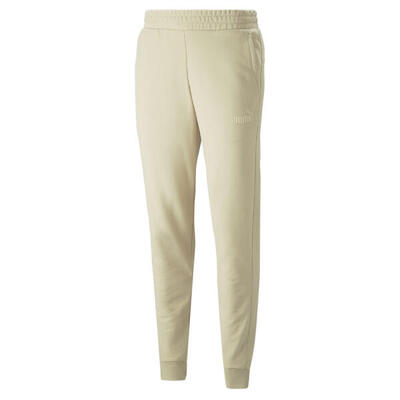 Ess elevated sweatpants voor heren puma granola beige