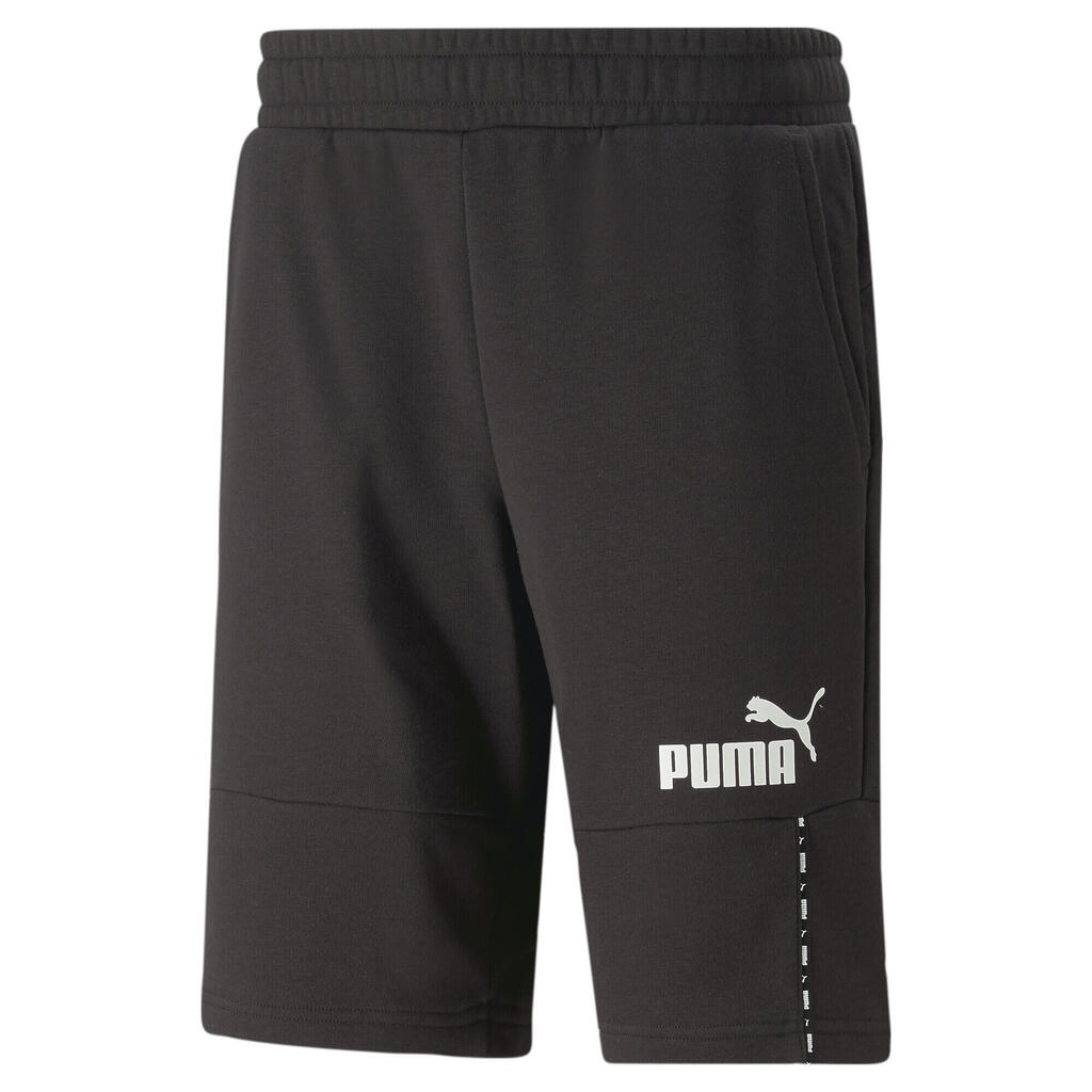 Short Male Puma Essentials Block Tape Black