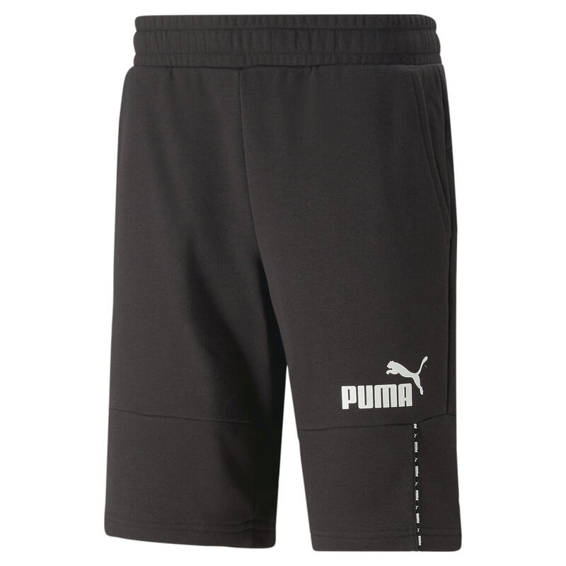 Pantaloni scurti barbati Puma Essentials Block Tape, Negru