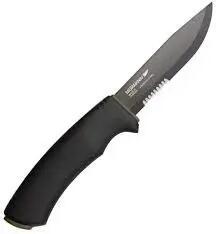 Nóż Morakniv Bushcraft SRT czarny częściowo ząbkowany 2/2