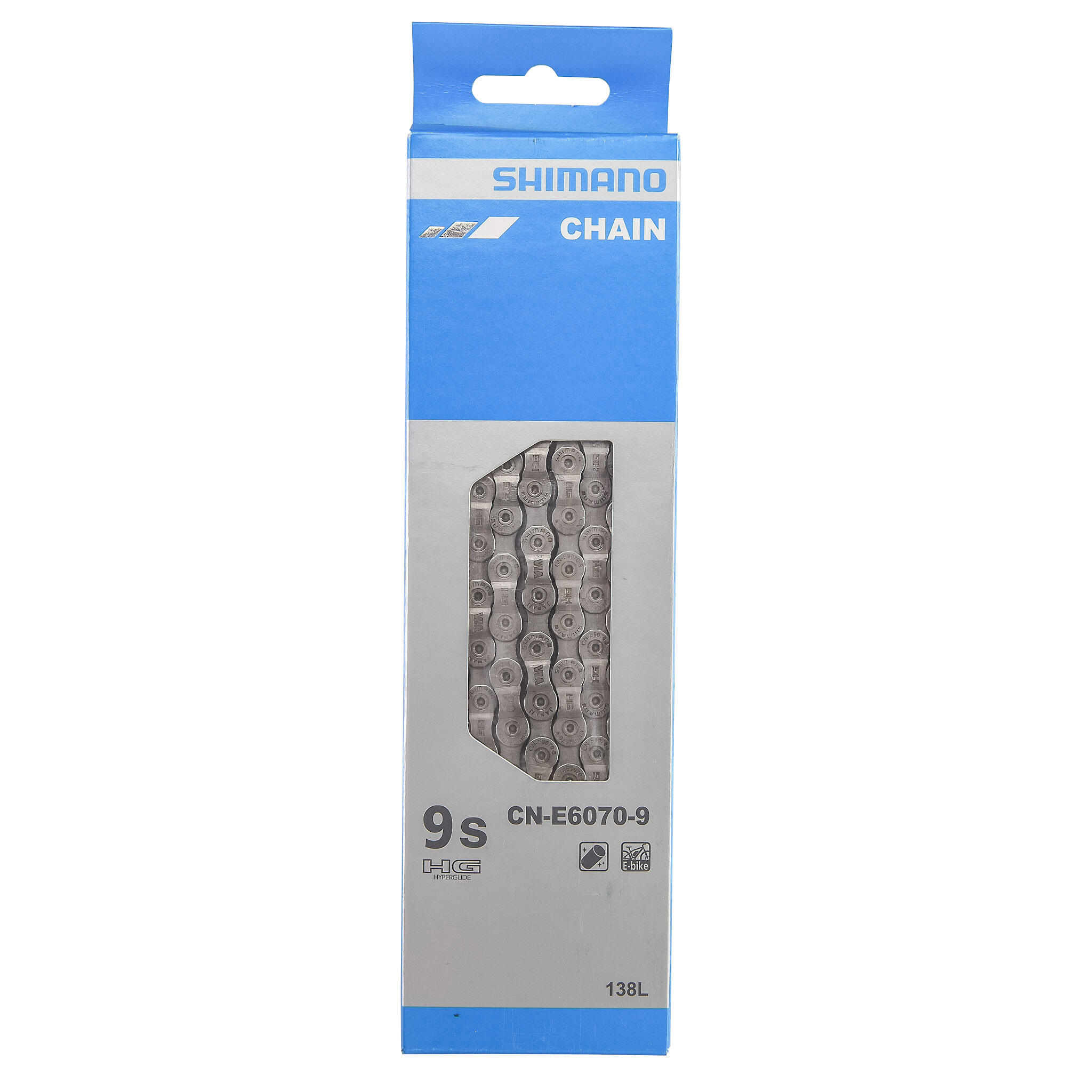 Shimano CN-E6070 Electric bicycle chain 138 Silver links