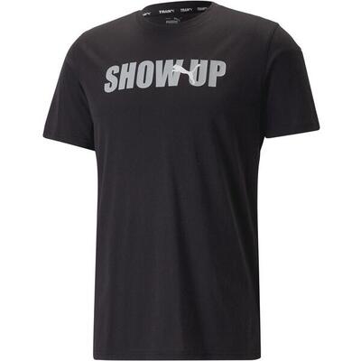 T-shirt puma performance running tee. zwart. mannen