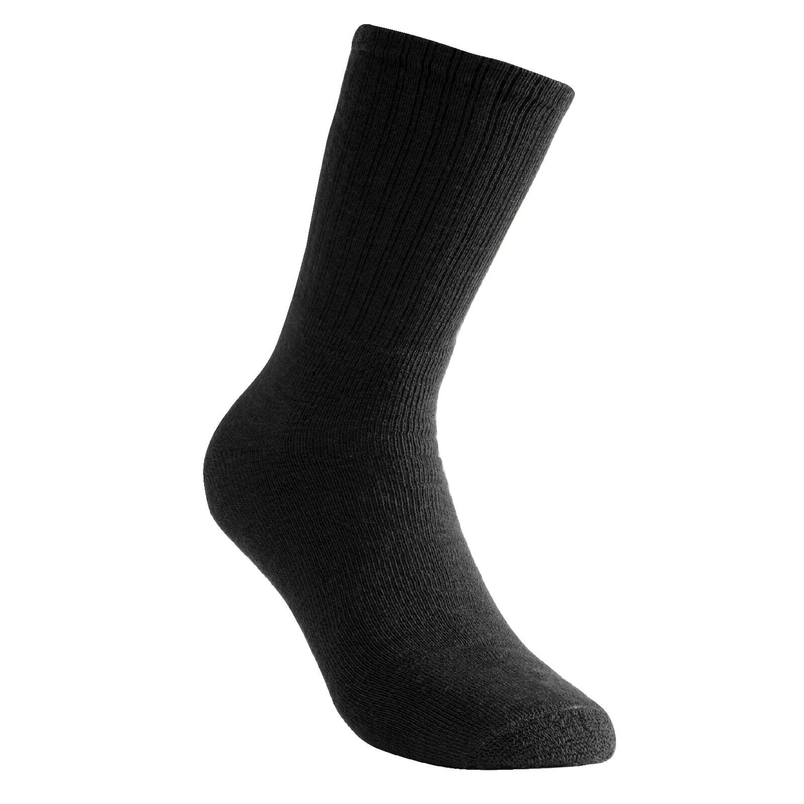Woolpower Merino-Socken Ullfrotté Original 200 - Schwarz 2/4