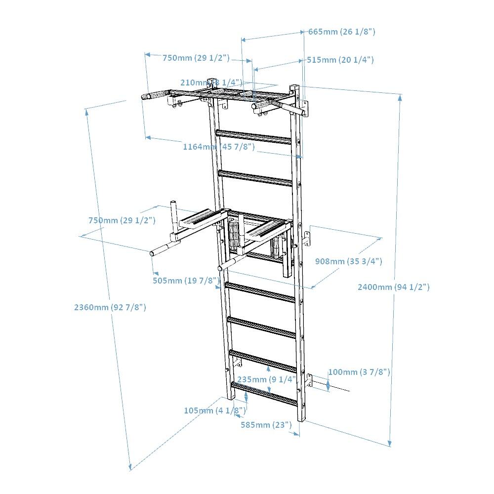 Escalera multifuncional BenchK 722B 7/7