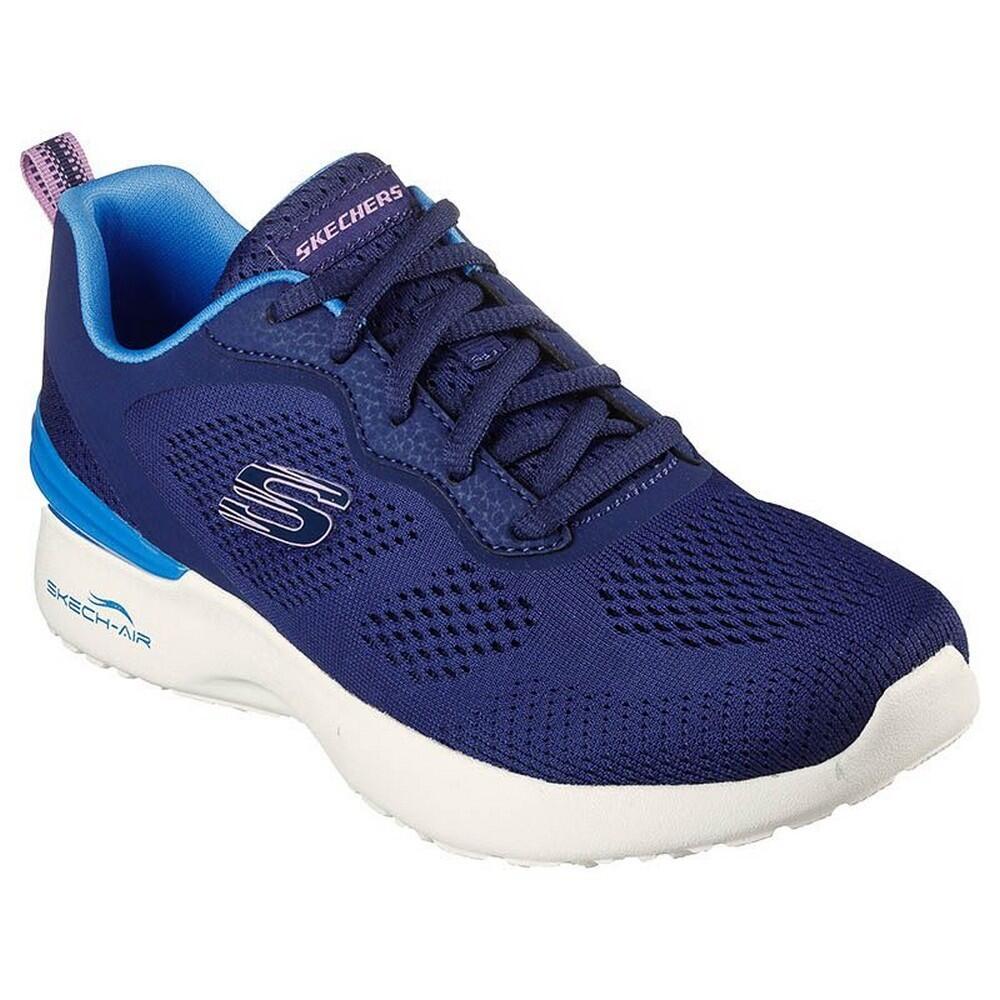 SKECHERS Womens/Ladies SkechAir Dynamight New Grind Trainers (Navy/Blue)