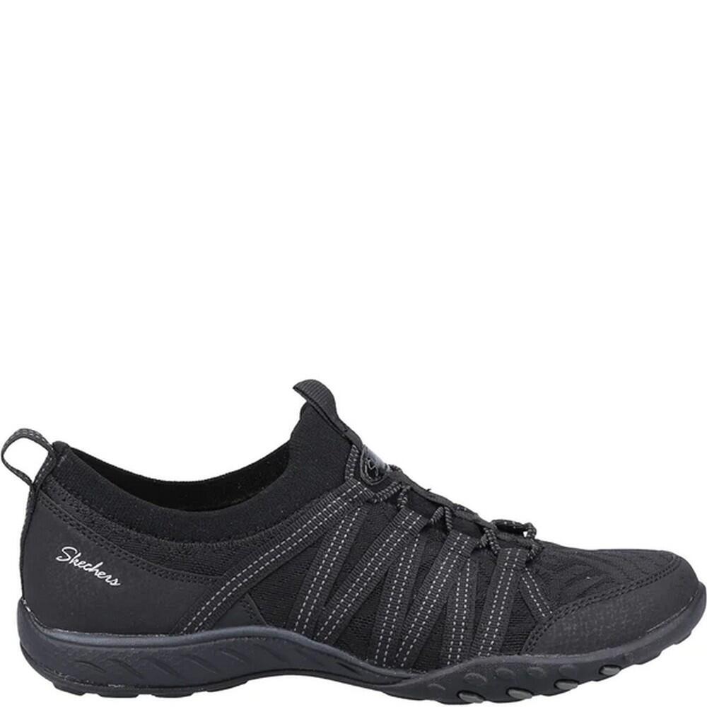 Womens/Ladies Breathe Easy Trainers (Black) 4/5