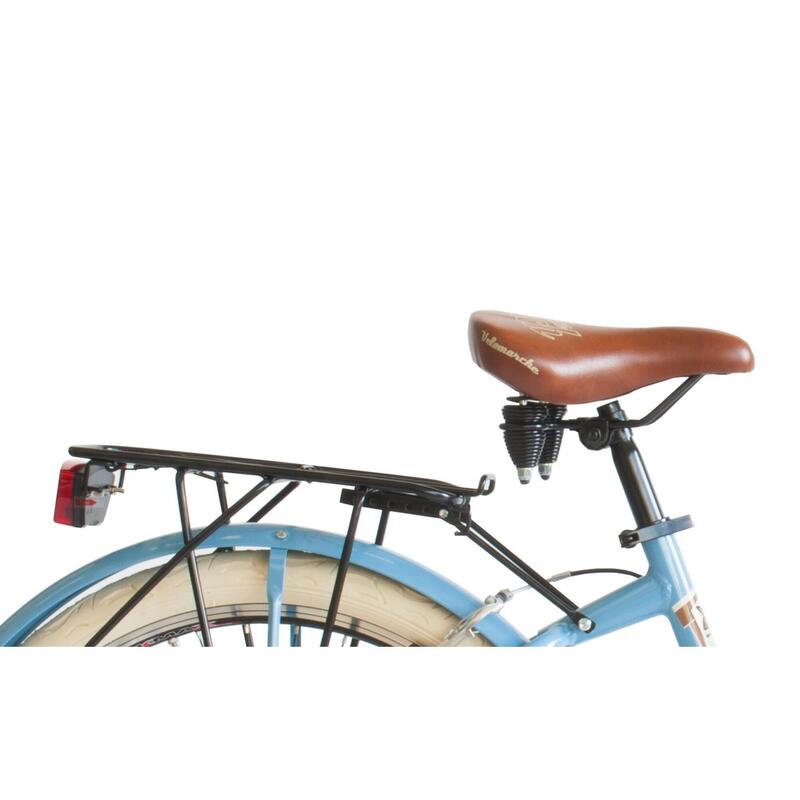 Bicicletta Urbana Airbici Cruiser L, telaio in alluminio, 6 velocitá, azzurra