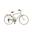 Vélo urbain 619M Homme, cadre en acier, vert