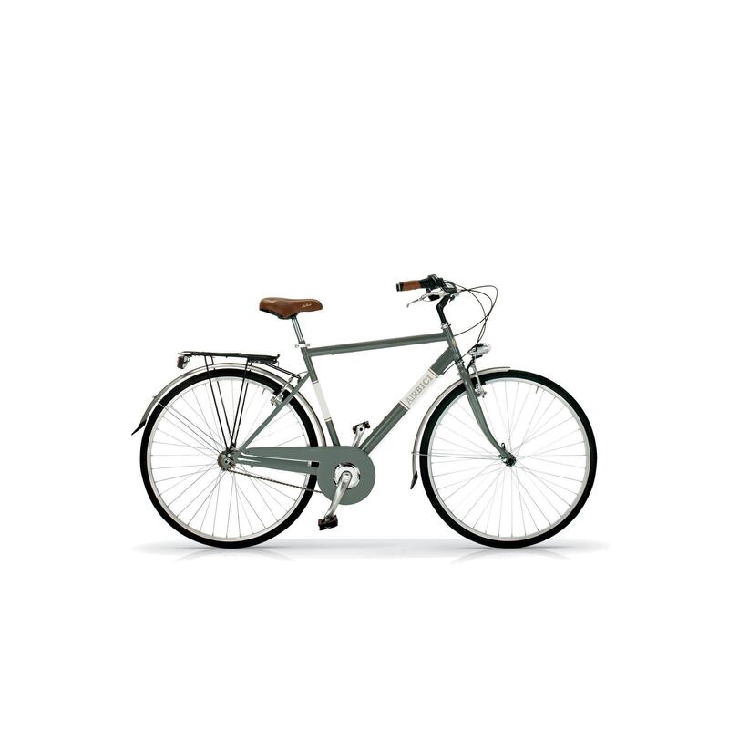 Bicicleta De Ciudad airbici allure 605hombre cuadro acero color negro. gris