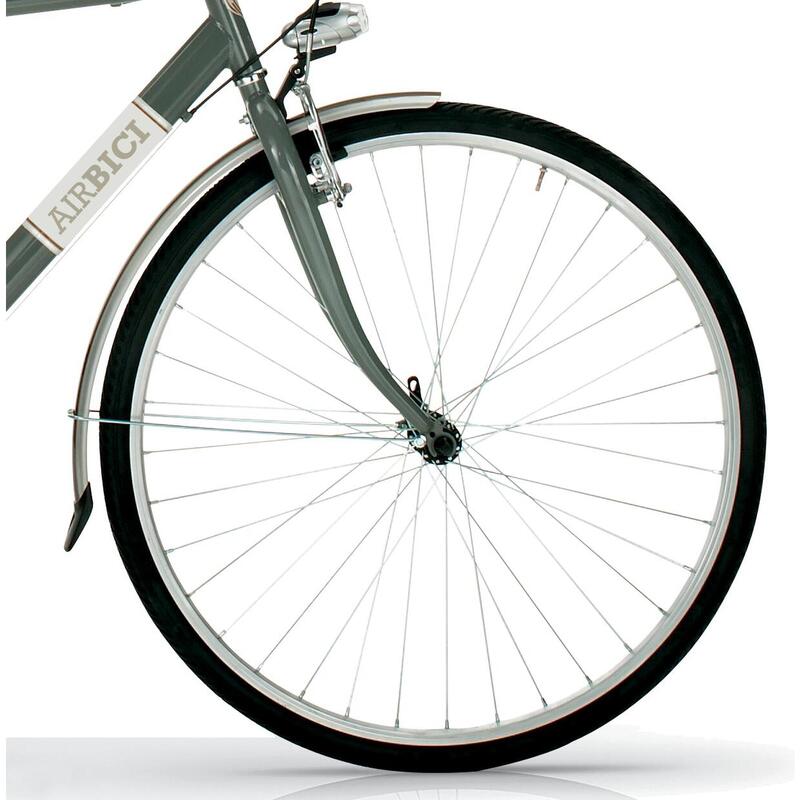 Bicicletta da città, urbana Airbici Allure M, telaio in acciaio grigio