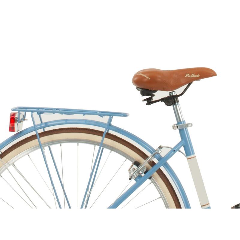 Vélo urbain Airbici 619L Femme, cadre acier, bleu