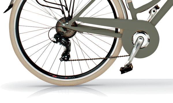Bicicleta Urbana Airbici  Elegance Lady 28", 6 Velocidades (46). 3/5