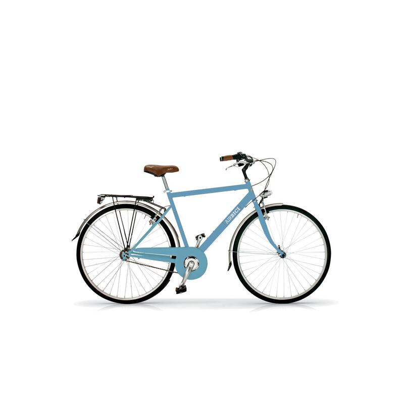 Bicicleta De Ciudad airbici allure 605hombre cuadro acero color negro. azul