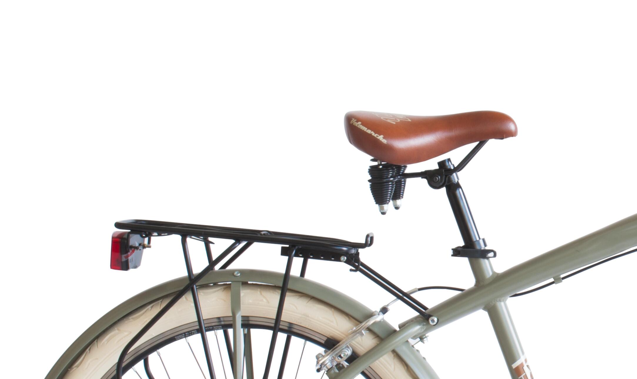 Bicicleta cidade Cruiser 790L, quadro em alumínio, verde militar 2/5