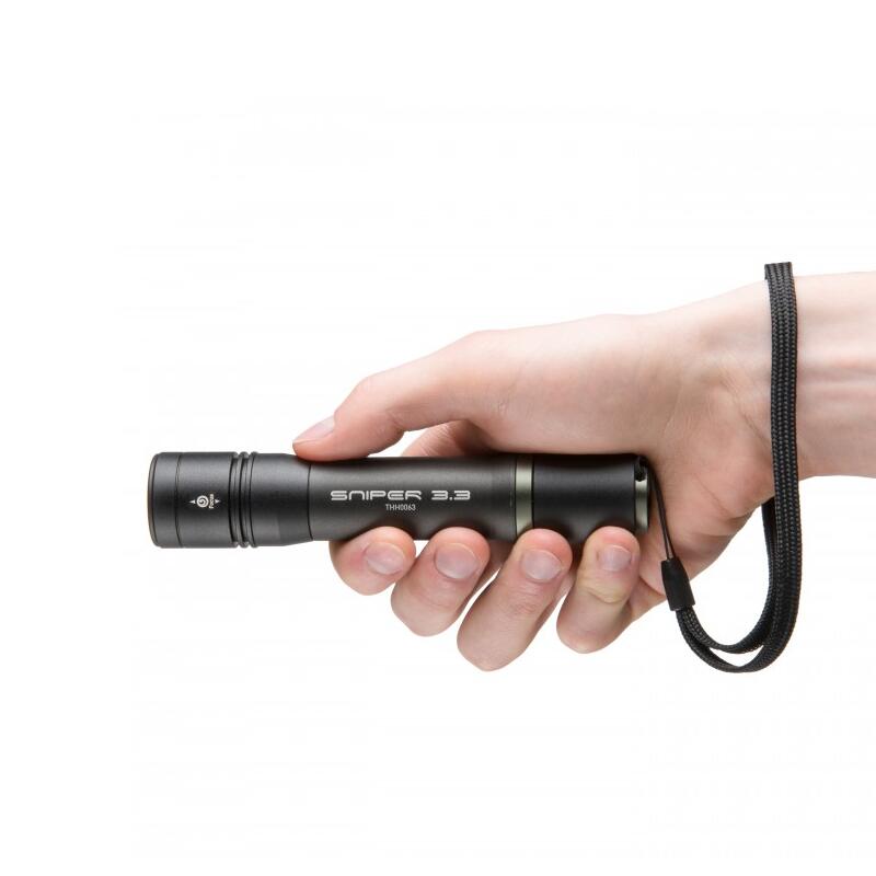Taschenlampe Sniper 3.3 Powerbank – 1000 Lumen – Schwarz