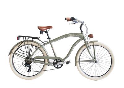 Cruiser 790l stadsfiets, aluminium frame, legergroen