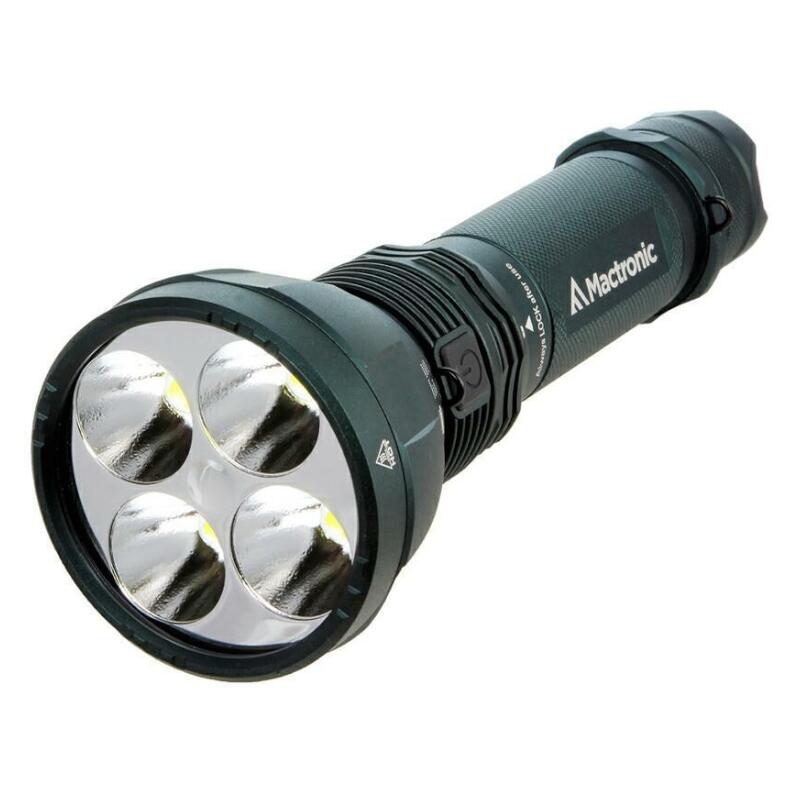 Zaklamp Blitz K12 High Power zoeklicht - 11600 lumen - Zwart