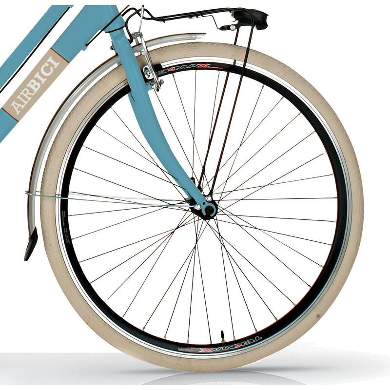 Bicicletta urbana Airbici 605AL donna, telaio in alluminio blu