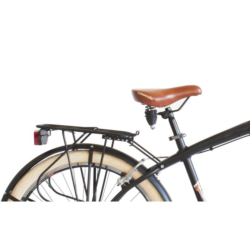 Bicicletta urbana Airbici Cruiser M, telaio in alluminio nero, 6 velocitá