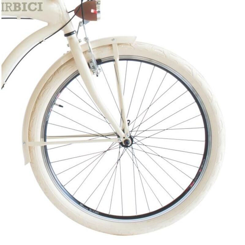 Vélo urbain Airbici 790M Homme, cadre en aluminium, beige