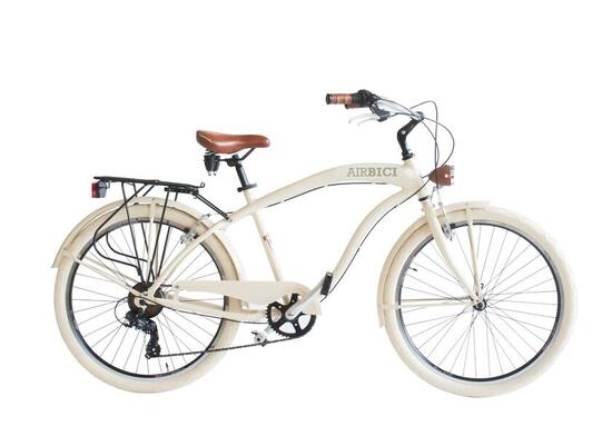 Vélo urbain Airbici 790M Homme, cadre en aluminium, beige