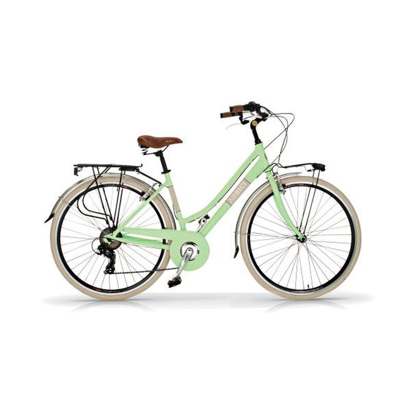 Bicicleta cidade Airbici 605AL mujer, cuadro de aluminio de color negra
