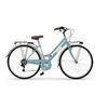 Stadsfiets Allure Lady is uitgerust met wielen van 700x35C, blauw