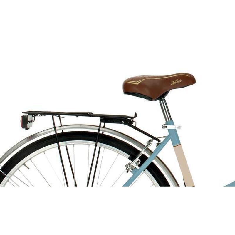 Stadsfiets Allure Lady is uitgerust met wielen van 700x35C, blauw