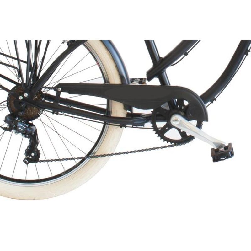 Bicicleta Urbana Airbici CRUISER Cuadro de Aluminio, 6 Velocidades, negra