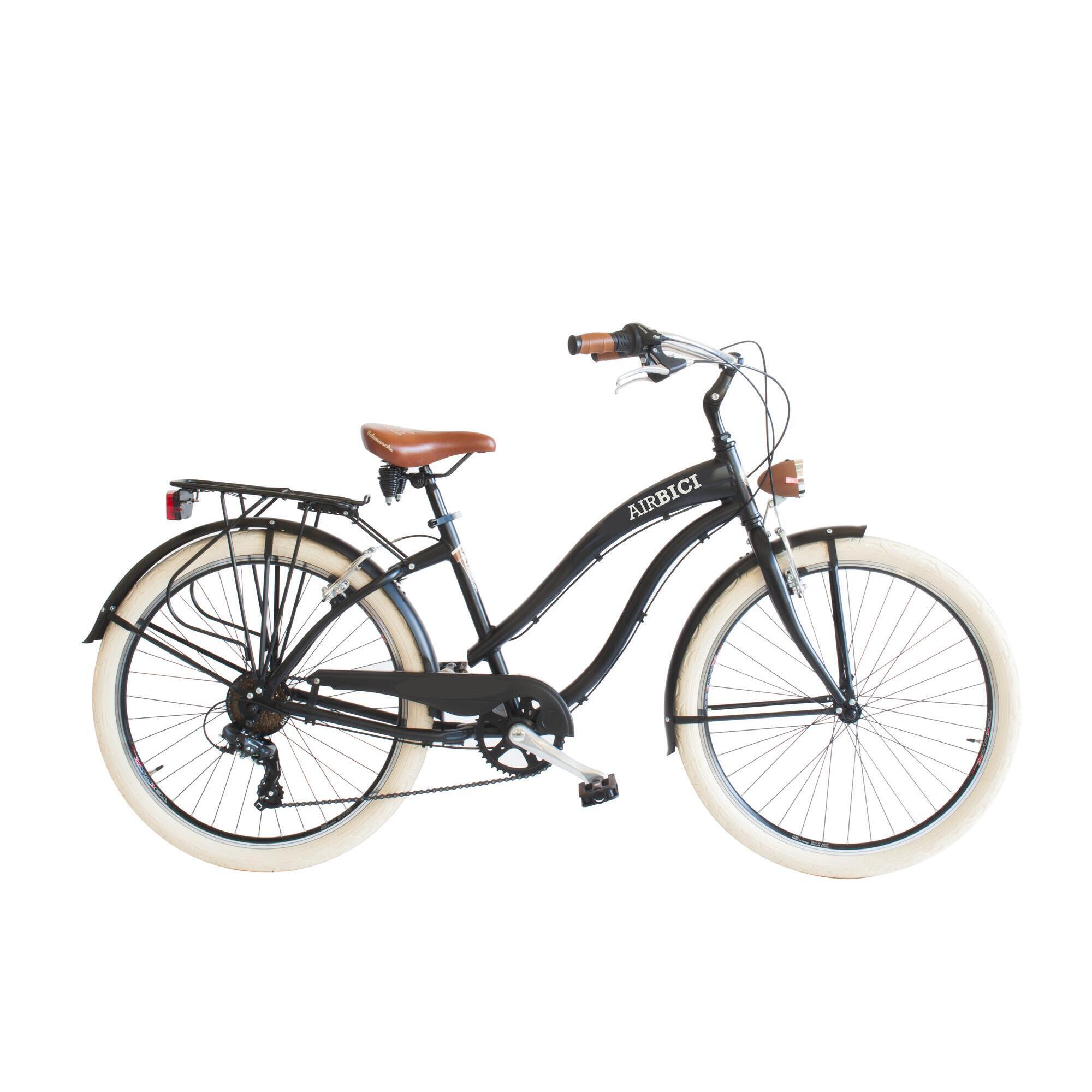 Airbici - Urban Bike Airbici Cruiser Lady 26, 6 Vitesses - Vélo Ville - Noir - Taille Unique - Decathlon