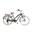 Bicicleta Urbana Airbici CRUISER Cuadro de Aluminio, 6 Velocidades, negra