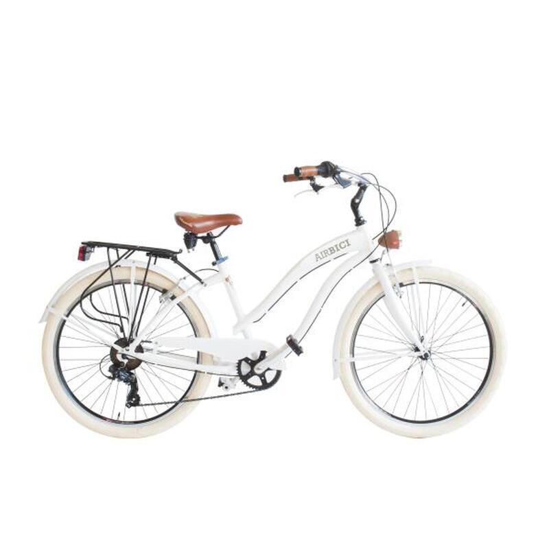 Bicicleta cidade Airbici 790L mujer, cuadro de aluminio de color negro