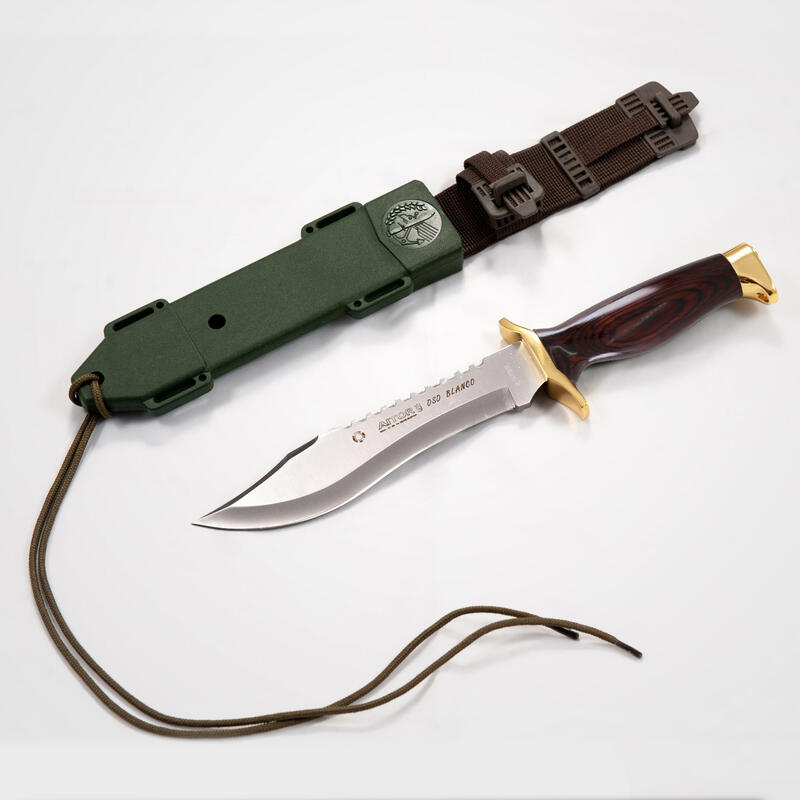 Cuchillo de Caza para Remate Aitor Knives Oso Blanco Acero Inoxidable 185mm
