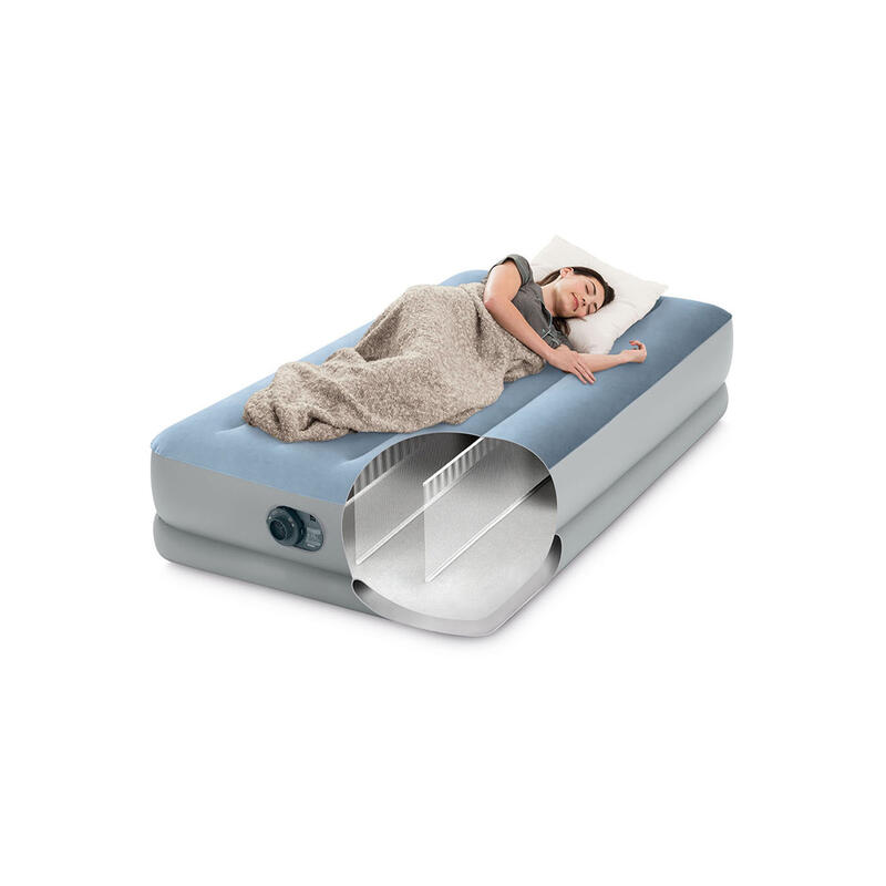 Lit gonflable raised comfort usb 1 personne