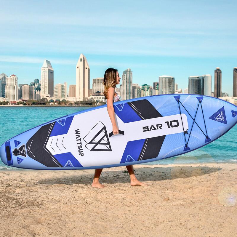 Stand Up Paddle SUP board opblaasbaar met accessoires - SAR 10