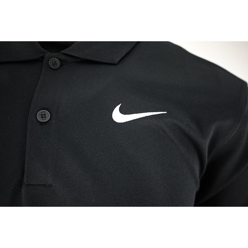 T-Shirt Nike Court Dri-FIT Tennis Polo, Preto, Homens