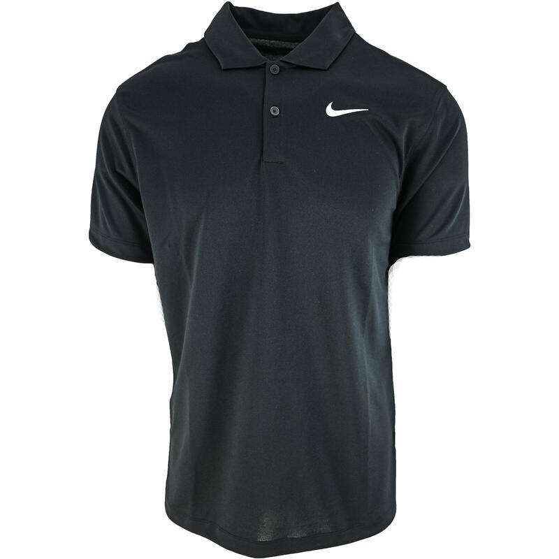 T-Shirt Nike Court Dri-FIT Tennis Polo, Preto, Homens
