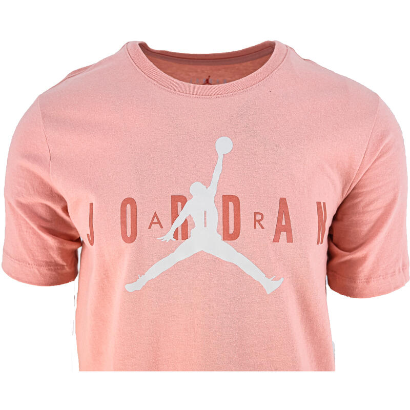 T-Shirt Nike Jordan Air Wordmark, Cor de rosa, Homens