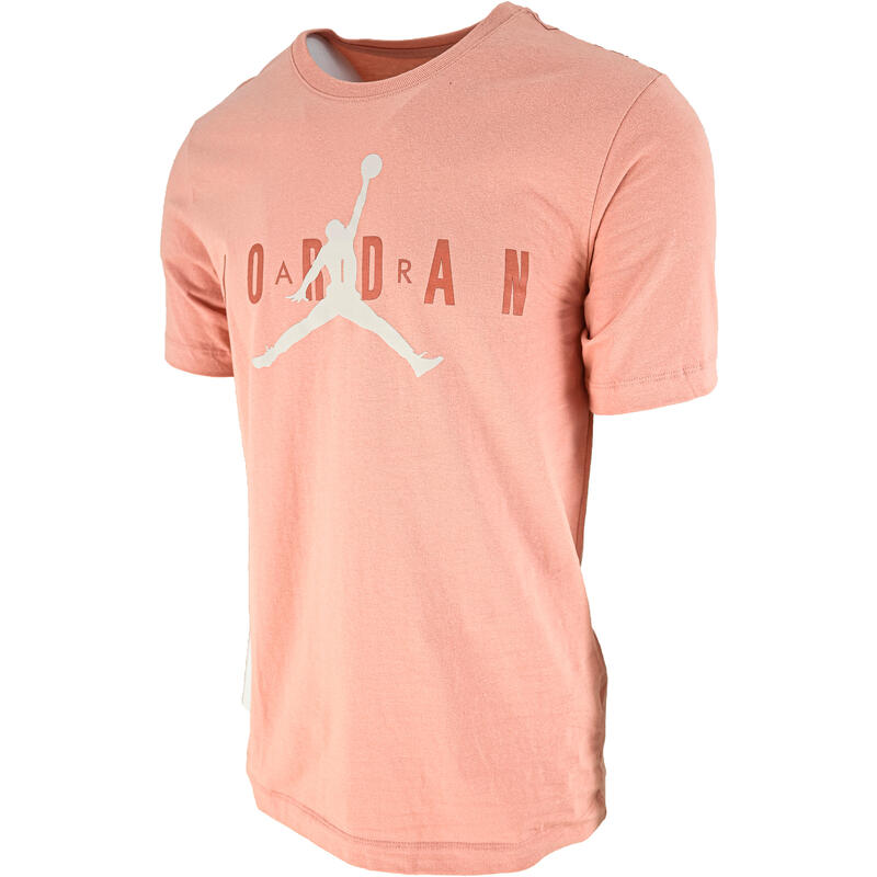 T-Shirt Nike Jordan Air Wordmark, Cor de rosa, Homens