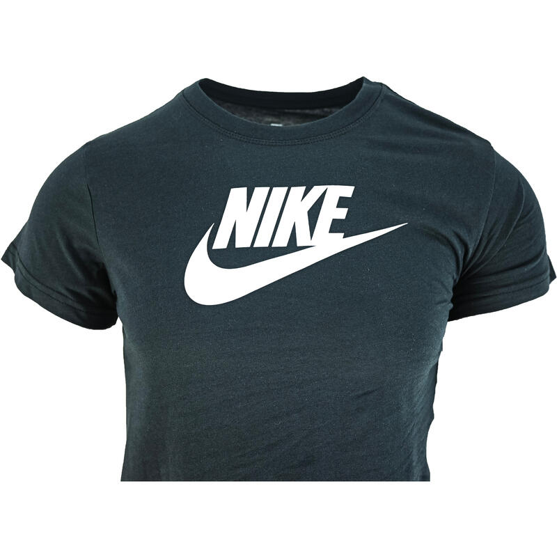 Camiseta de manga corta Nike Sportswear Basic Futura, Negro, Niños