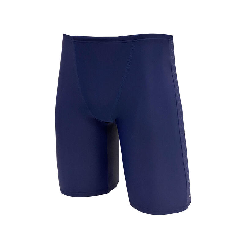 經典款 男童泳裝 淨色及膝泳褲 - 軍藍色