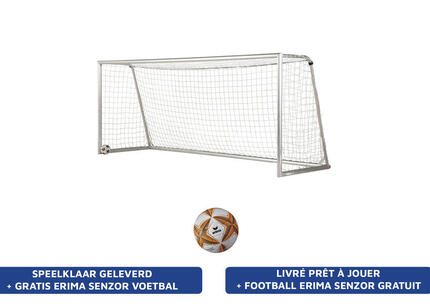 Professioneel voetbaldoel 3x1,5m (aluminium)