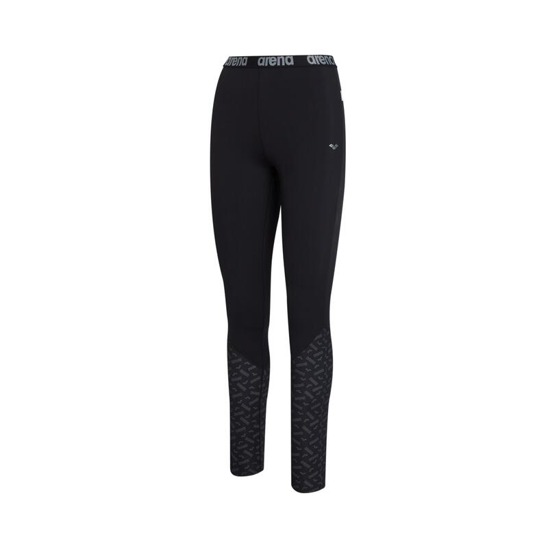 BLACK LABEL LADIES SWIMWEAR THIN THERMAL PANTS - BLACK