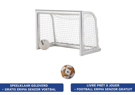Professioneel voetbaldoel 120x80cm (aluminium)