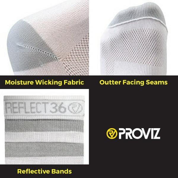 Proviz REFLECT360 Airfoot Reflective Running Socks - Short 2/2