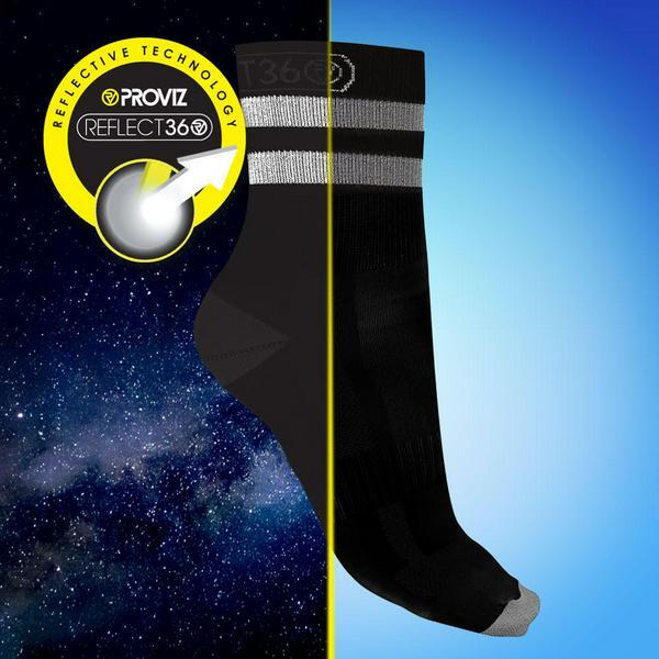 Proviz REFLECT360 Airfoot Reflective Running Socks - Short 3/5
