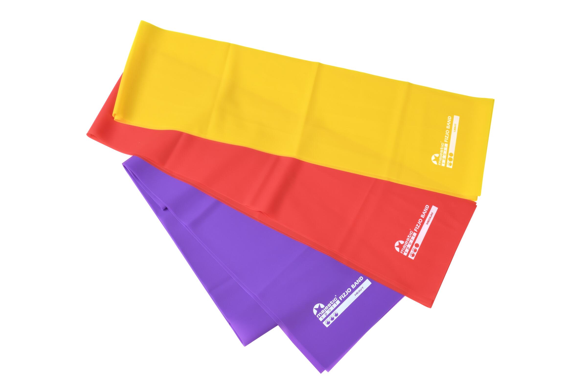 Zestaw gum do rehabilitacji Majestic Sport FizjoBand 2/7