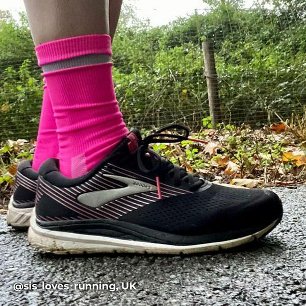 AIRFOOT Chaussettes fluo et réfléchissantes - 40/42 - Rose 5/5