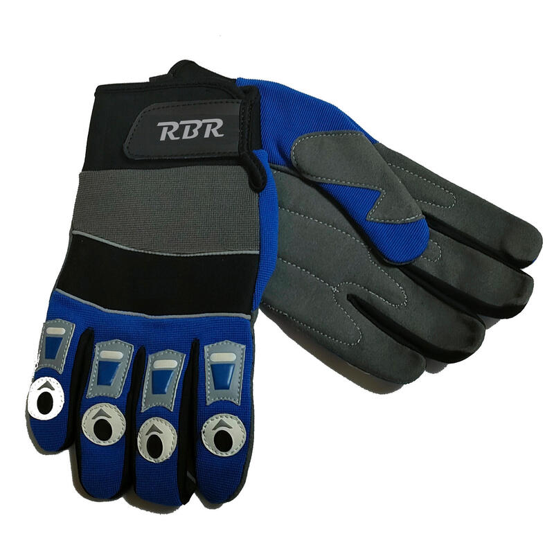 Guantes Bike Reflect. TALLA M ( Azul)